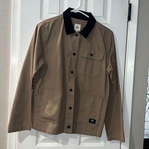 VANS Woman’s OR UNISEX Small Drill Chore Jacket in Military Khaki